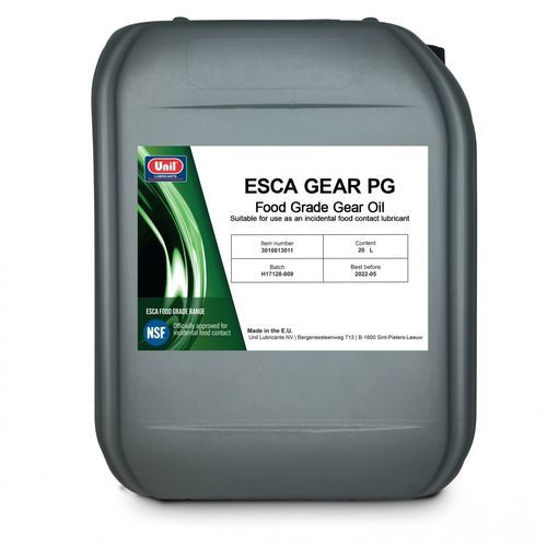 Huile de lubrification - ESCA PG - UNIL LUBRICANTS - pour engrenage / pour chaîne / pour roulement