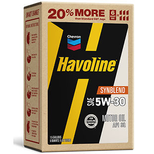 Huile de lubrification - Havoline® - Chevron Lubricants (Mfg.) - synthétique / pour moteur / pour l'industrie automobile