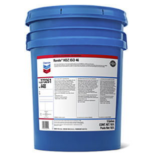 Huile hydraulique - Rando® HDZ - Chevron Lubricants (Mfg.) - pour pompe / pour chantier de construction / pour applications marines