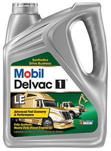 Huile synthétique - Mobil Delvac 1™ LE - Mobil Delvac (Mfg.) - moteur / 5W30