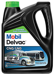 Huile synthétique - Mobil Delvac™ CNG/LNG - Mobil Delvac (Mfg.) - moteur / 15W40 / haute performance