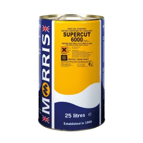 Liquide de refroidissement de coupe - SUPERCUT 6000 - Morris Lubricants (Mfg.) - hydrosoluble / extrême pression