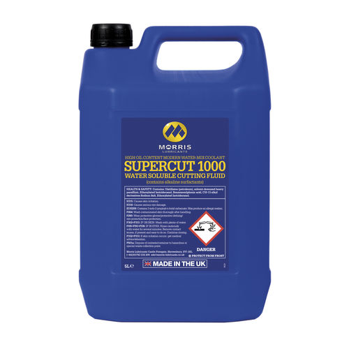 Fluide de coupe de fraisage - SUPERCUT 1000 - Morris Lubricants (Mfg.) - de perçage / de refroidissement / hydrosoluble