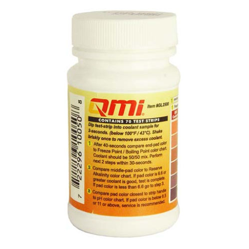 Bandelette de test - GL2500 - QMI, an ITW Company (Mfg., Svc.)