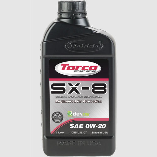 Huile lubrifiante - SX-8 - Torco International Corporation (Mfg.) - synthétique / moteur / pour automobile