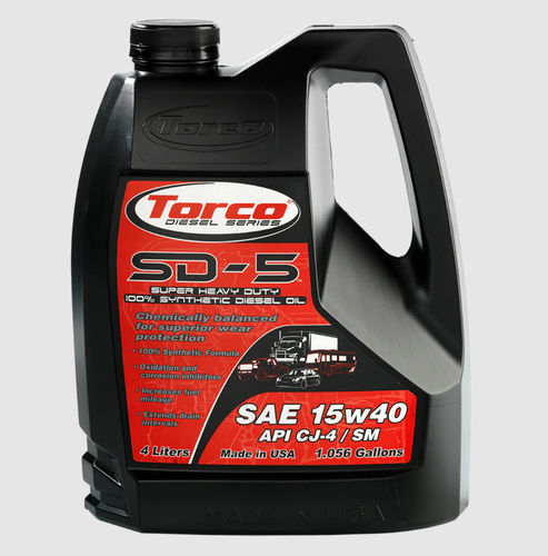 Huile de protection - SD-5  - Torco International Corporation (Mfg.) - synthétique / pour moteur diesel / pour automobile