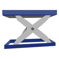 Table élévatrice à simple ciseaux - Alapontlogistics - stationnaire / de chargement