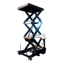 Table élévatrice à doubles ciseaux - Alapontlogistics - hydraulique / mobile