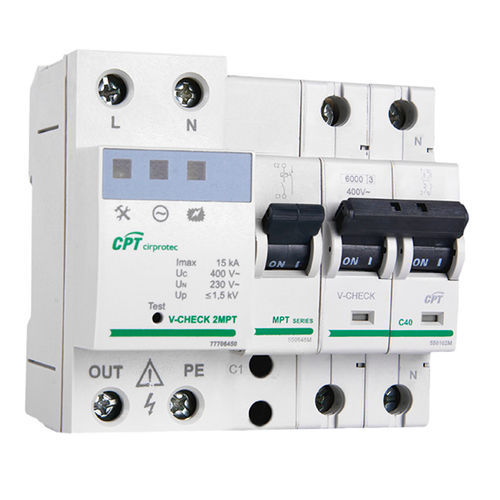 Parafoudre de type 2 - V-CHECK 2MPT-50 - Cirprotec - classe II / pour applications télécom / contre les surtensions