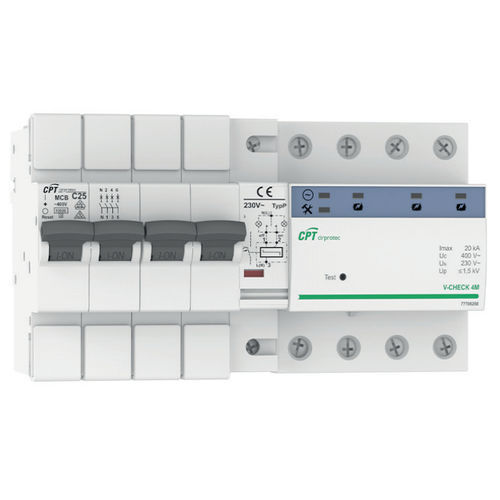 Parafoudre de type 2 - V-CHECK 4MR-50 - Cirprotec - classe II / pour applications télécom / contre les surtensions