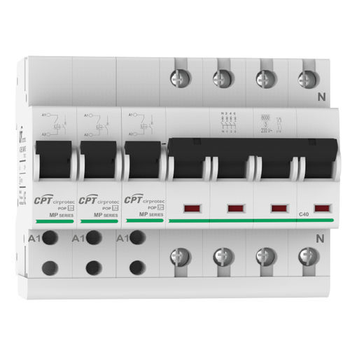 Parafoudre pour applications télécom - V-CHECK 4MP-10 - Cirprotec - contre les surtensions / triphasé / 4 pôles