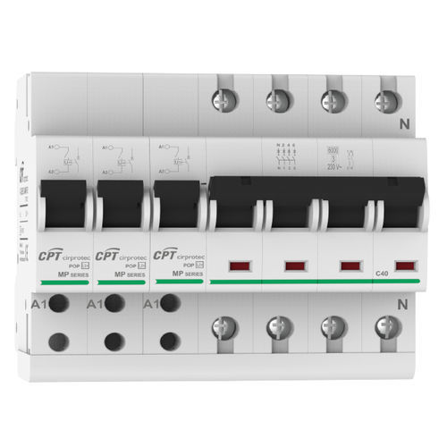 Parafoudre pour applications télécom - V-CHECK 4MP-63 - Cirprotec - contre les surtensions / triphasé / 4 pôles