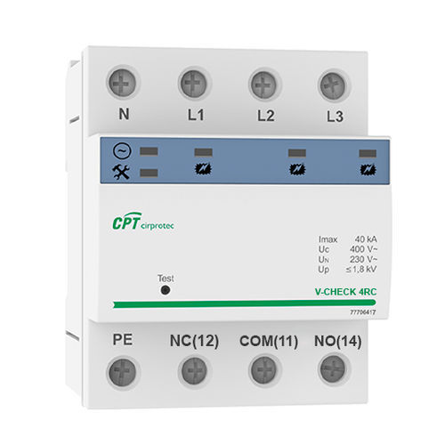 Parafoudre de type 2 - V-CHECK 4RC - Cirprotec - classe II / d'extérieur / pour applications télécom