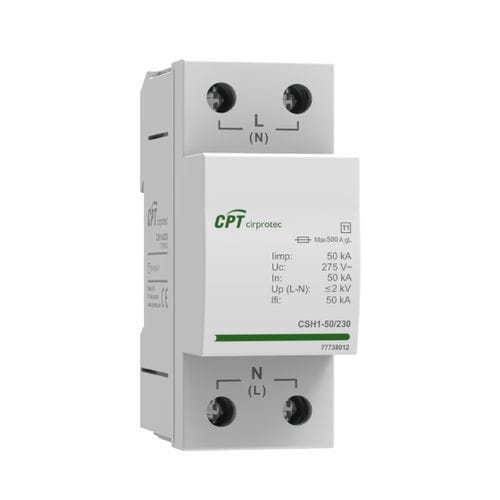 Parafoudre de type 1 - CSH1-50/230 - Cirprotec - classe I / de télécommunication / monobloc