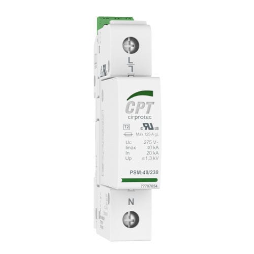 Parafoudre de type 2 - PSM1-30/750 - Cirprotec - classe II / pour applications télécom / pour installation photovoltaïque