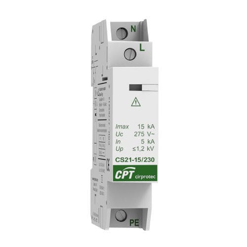 Parafoudre de type 2 - CS21-15/230 - Cirprotec - classe II / pour applications télécom / pour installation photovoltaïque