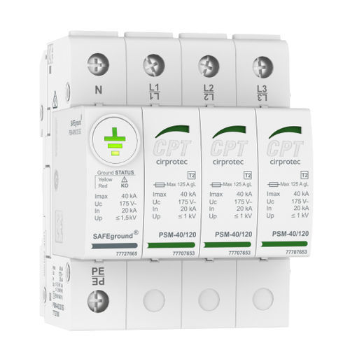 Parafoudre de type 2 - PSM4-40/400 SG - Cirprotec - classe II / pour applications télécom / triphasé