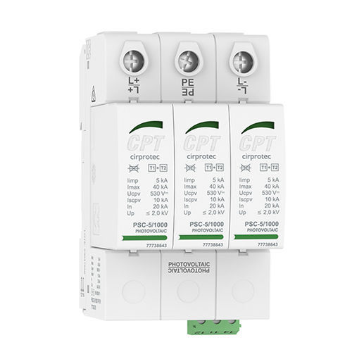 Parafoudre de type 1 - PSC3-5/1000 PV - Cirprotec - de type 2 / classe I / classe II