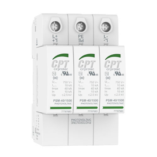 Parafoudre de type 2 - PSM3-40/1000 PV - Cirprotec - classe II / pour applications télécom / pour installation photovoltaïque