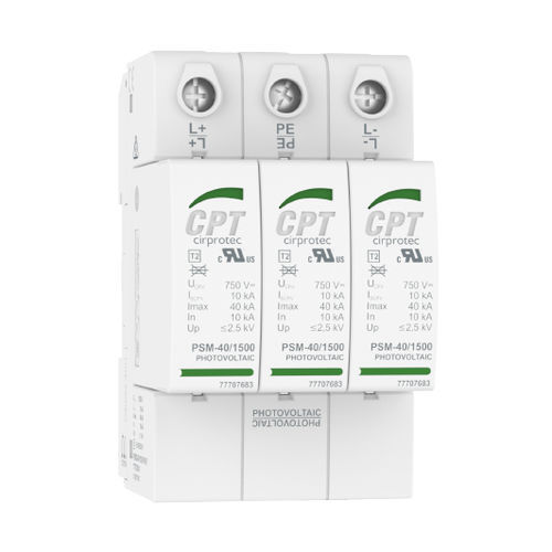 Parafoudre de type 2 - PSM3-40/1500 PV - Cirprotec - classe II / pour applications télécom / pour installation photovoltaïque
