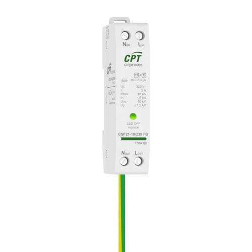 Parafoudre de type 2 - CSF21-10/230 FB - Cirprotec - de type 3 / classe II / classe III