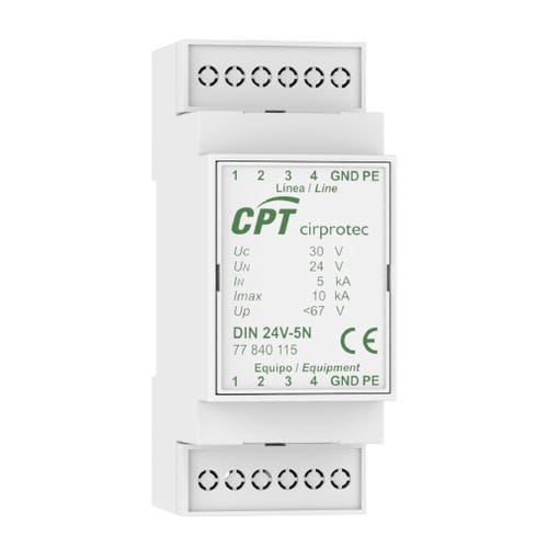 Parafoudre pour applications télécom - DIN 12V-3 - Cirprotec - pour installation photovoltaïque / monobloc / sur rail DIN