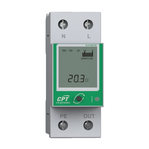 Système de surveillance de puissance -  G-CHECK 120V  - Cirprotec - de défaut de mise à la terre / pour installation photovoltaïque / visuel