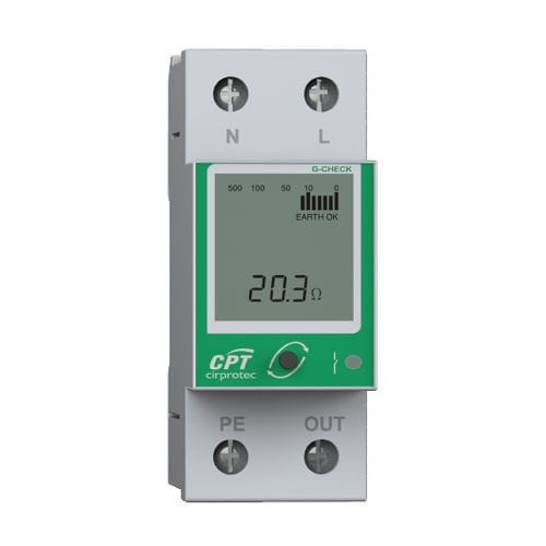 Système de surveillance de puissance -  G-CHECK 230V  - Cirprotec - de défaut de mise à la terre / pour installation photovoltaïque / visuel