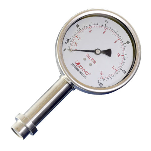 Manomètre à cadran - PT124Y-622 - Shanghai Zhaohui Pressure Apparatus Co.,Ltd.(ZHYQ) - en acier inoxydable / à tube de Bourdon / de process