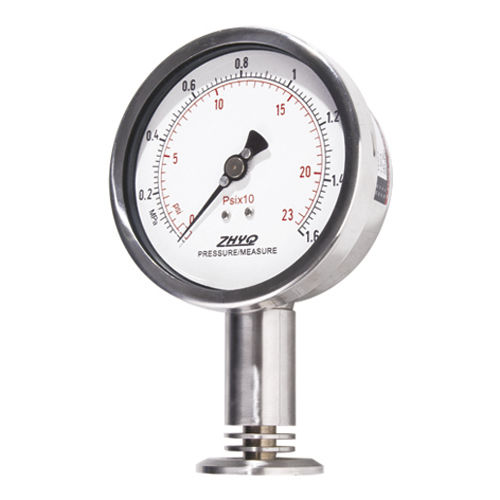 Manomètre à cadran - PT124Y-623 - Shanghai Zhaohui Pressure Apparatus Co.,Ltd.(ZHYQ) - à membrane / de process / pour l'industrie agroalimentaire