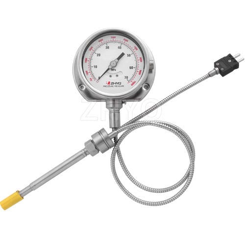 Manomètre à cadran - PT124Y-615 - Shanghai Zhaohui Pressure Apparatus Co.,Ltd.(ZHYQ) - en acier inoxydable / en acier / en plastique