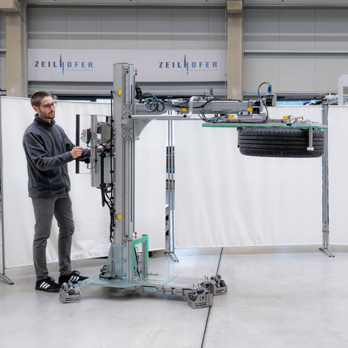 Appareil de levage sur batterie - ZH - Zeilhofer Handhabungstechnik GmbH & Co. KG - pneumatique / portable / pour le réglage continu en hauteur