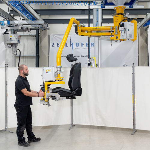 Manipulateur pneumatique - Mirus - Zeilhofer Handhabungstechnik GmbH & Co. KG - avec prise / pour composants mécaniques / de positionnement