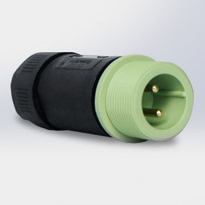 Connecteur d'alimentation électrique - EC02681-1023-AF - Suzhou Exceedconn Technology Co.,Ltd. - cylindrique / mâle / en polyamide