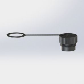 Capuchon pour connecteur électrique - 001-EC-002 - Suzhou Exceedconn Technology Co.,Ltd. - fileté / rond / en thermoplastique
