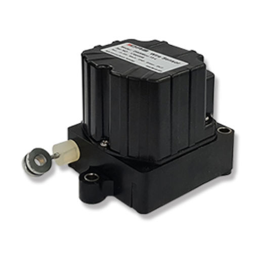 Capteur de position à câble - DWSmini series - DAS Co., Ltd. - à potentiomètre / CANopen / en acier inoxydable
