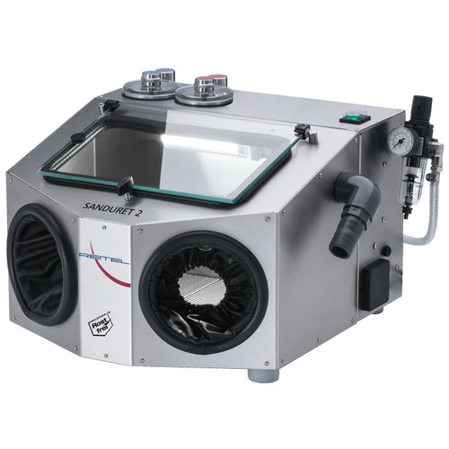 Cabine de sablage à pression - SANDURET series - Reitel - manuelle / en acier inoxydable