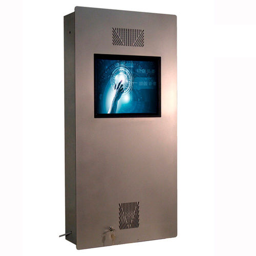 Terminal à écran tactile capacitif - V3-17T INDOOR - WES Systeme Electronic GmbH - mural / encastrable / kiosque