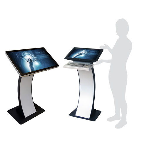 Terminal kiosque - easy pc stand - WES Systeme Electronic GmbH - à écran tactile / sur pied / Full HD