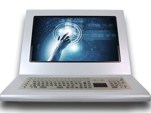 Terminal opérateur avec clavier - WALT-M22P-T-IP65 - WES Systeme Electronic GmbH - tactile multi-touch / à technologie capacitive projetée / mural