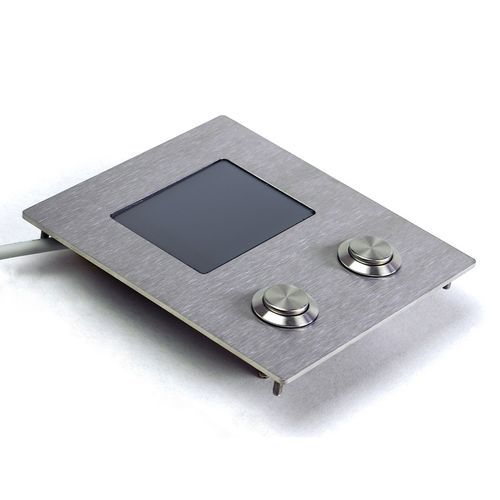 Pavé tactile industriel - TOUCHPAD-2TAST-TU - WES Systeme Electronic GmbH - en acier inox / IP65 / pour montage sur panneau