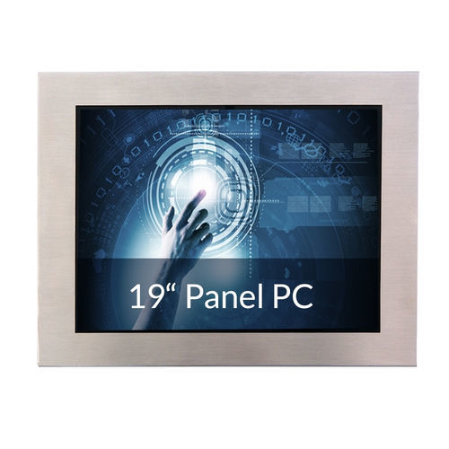 Panel PC TFT LCD - IP65-19T-PANELPC-PCAP - WES Systeme Electronic GmbH - rétroéclairage à LED / à écran tactile capacitif PCAP / à écran tactile multi-points