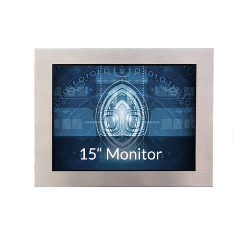 Moniteur TFT-LCD - IP65-15 - WES Systeme Electronic GmbH - rétroéclairage à LED / industriel / 15"