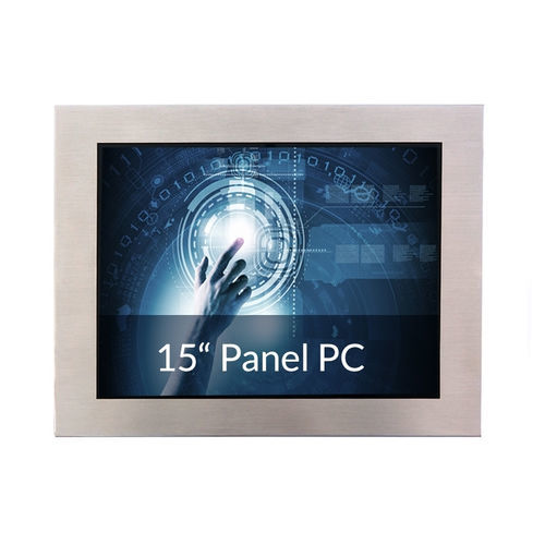 Panel PC TFT LCD - IP65-15T-PANELPC-PCAP - WES Systeme Electronic GmbH - à écran tactile capacitif PCAP / à écran tactile multi-points / 15"