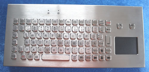 Clavier encastrable - TASTATUR-85TPAD-WL - WES Systeme Electronic GmbH - à touches mécaniques / 85 touches / avec pavé tactile