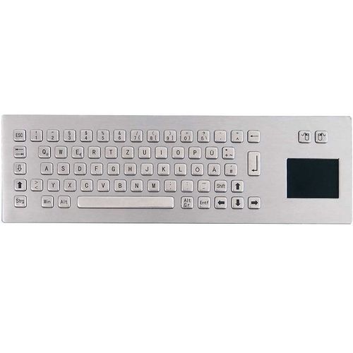 Clavier encastrable - TASTATUR-75TPAD - WES Systeme Electronic GmbH - à touches mécaniques / 66 touches / avec pavé tactile