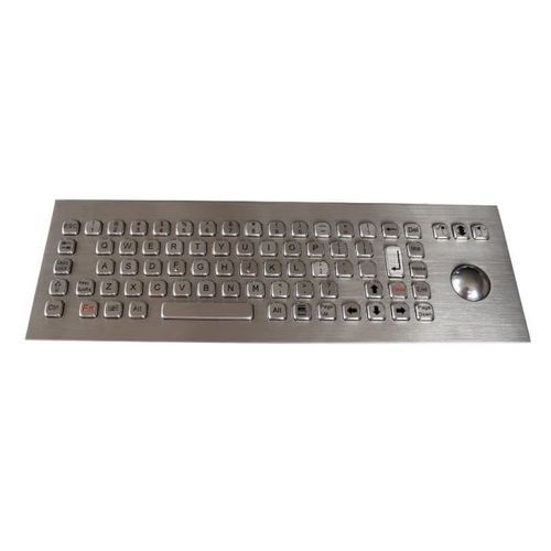 Clavier encastrable - TASTATUR-75TS-OUT - WES Systeme Electronic GmbH - à touches mécaniques / 75 touches / avec trackball