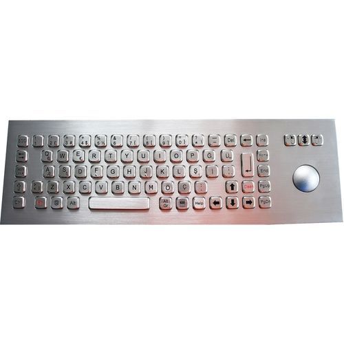 Clavier encastrable - TASTATUR-75TSR-OUT - WES Systeme Electronic GmbH - à touches mécaniques / 75 touches / avec trackball