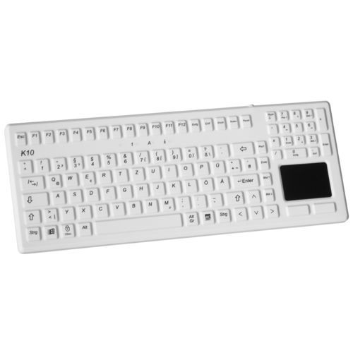 Clavier de bureau - TASTATUR-SILIKON-TPAD - WES Systeme Electronic GmbH - à touches mécaniques / 108 touches / avec pavé tactile