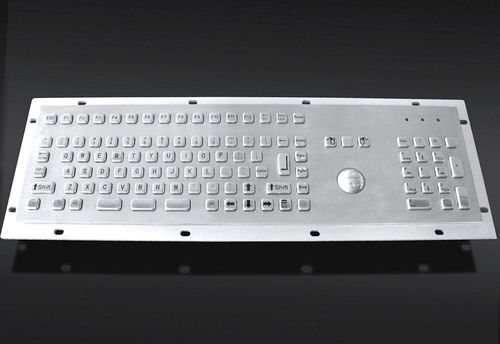 Clavier encastrable - TASTATUR-102TS-US - WES Systeme Electronic GmbH - à touches mécaniques / 102 touches / avec trackball